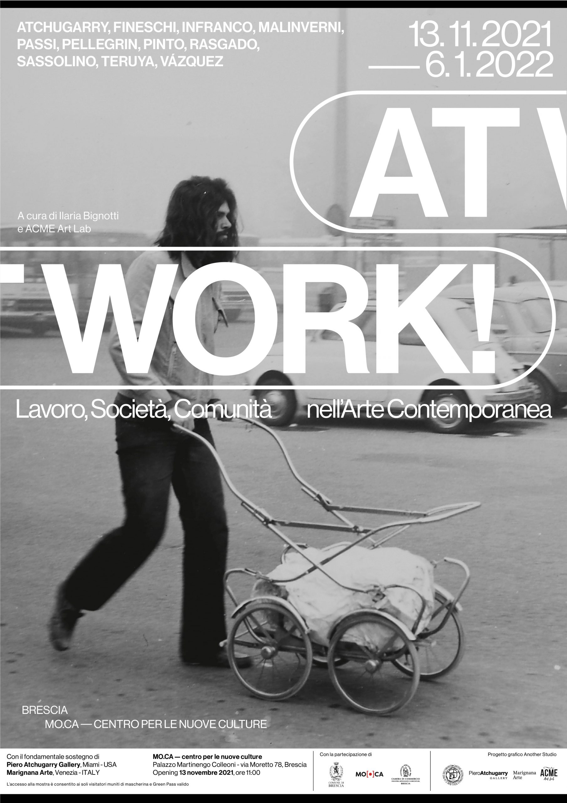 At Work, MO.CA Brescia, design Another Studio, photo P. Achtugarry