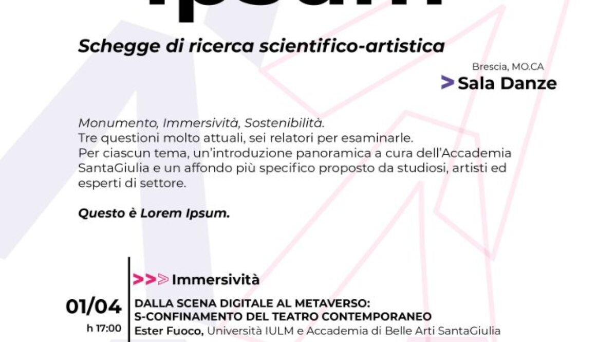 Lorem Ipsum - immersività A2 - Ufficio Stampa
